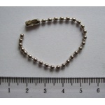 023-003-N * Łańcuszek kuleczkowy z zapięciem do breloka 